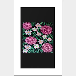 Blooming Flowers Bursting Forth Posters and Art